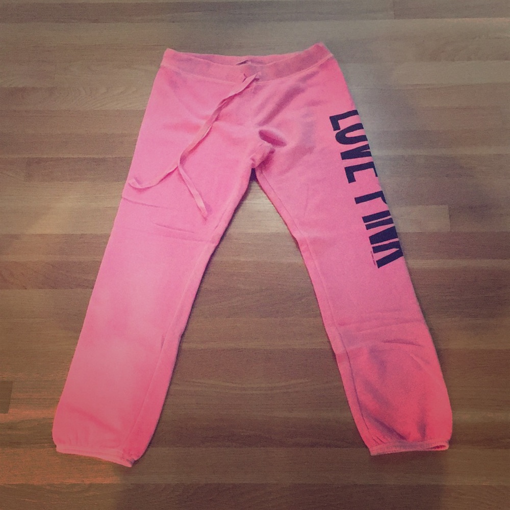 Love Pink hot pink sweatpants